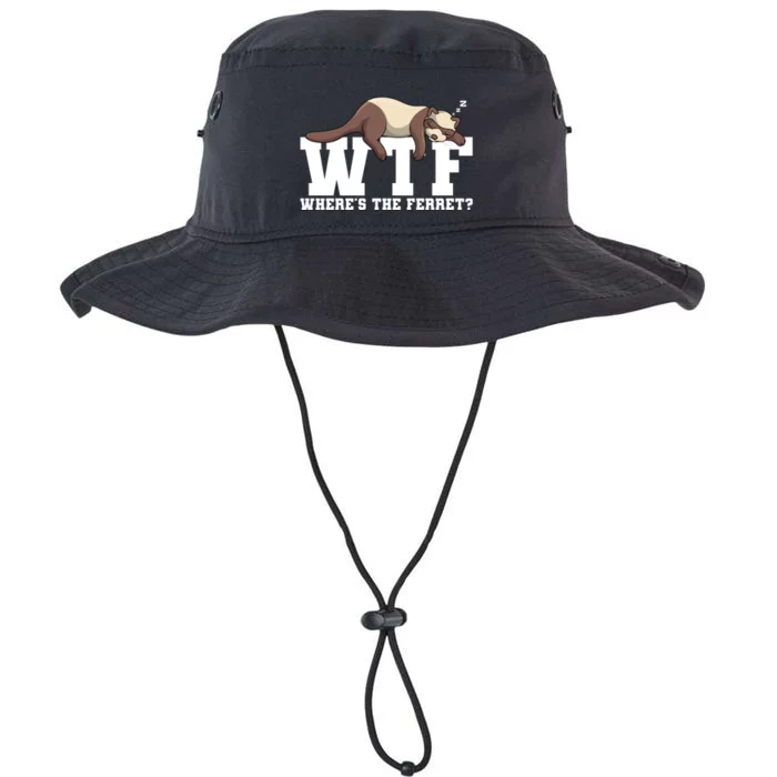 Wtf Where's The Ferret Animal Lover Funny Gift Legacy Cool Fit Booney Bucket Hat