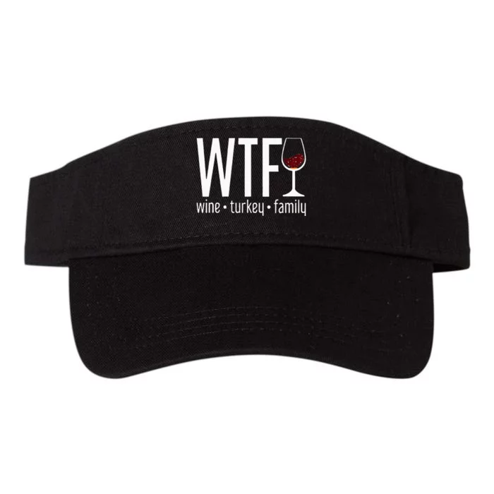 wtf wine turkey family Valucap Bio-Washed Visor