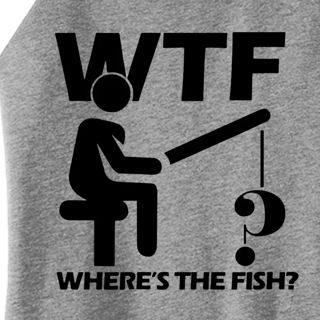 Wtf Wheres The Fish Women’s Perfect Tri Rocker Tank