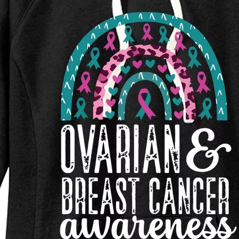 We Wear Teal Ovarian Cancer Awareness Month Women's Fleece Hoodie