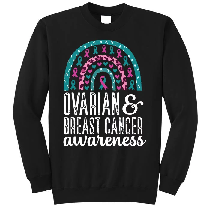 We Wear Teal Ovarian Cancer Awareness Month Tall Sweatshirt