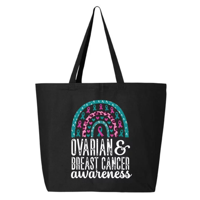 We Wear Teal Ovarian Cancer Awareness Month 25L Jumbo Tote