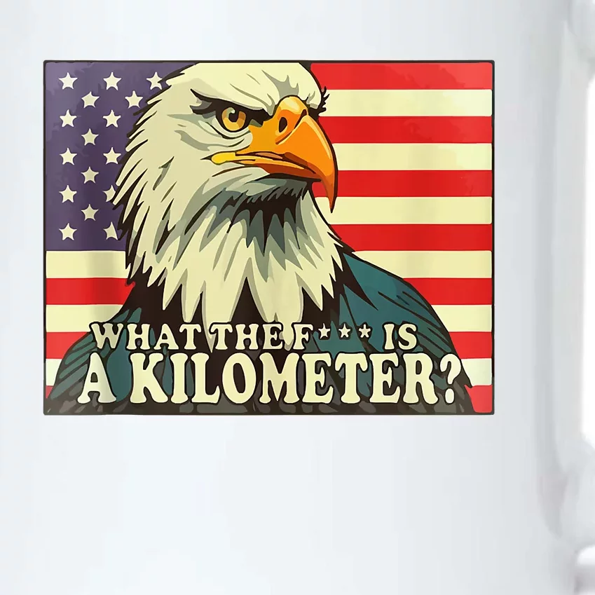 WTF What The Fuck Is A Kilometer George Washington July 4th Black Color Changing Mug