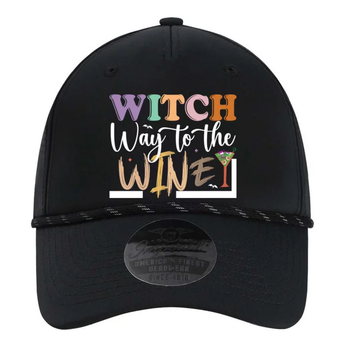 Witch Way To The Wine Funny Mom Halloween Item Funny Great Gift Performance The Dyno Cap