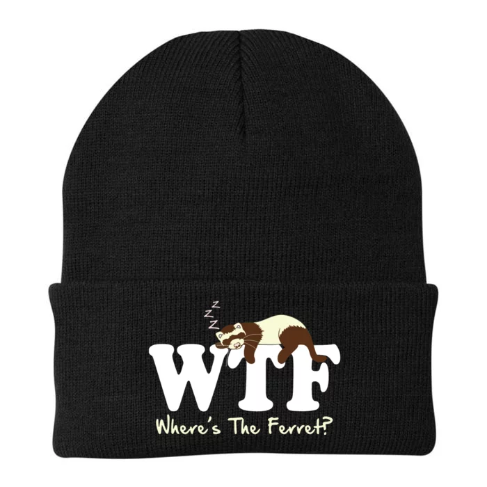 WTF Wheres The Ferret Animal Knit Cap Winter Beanie