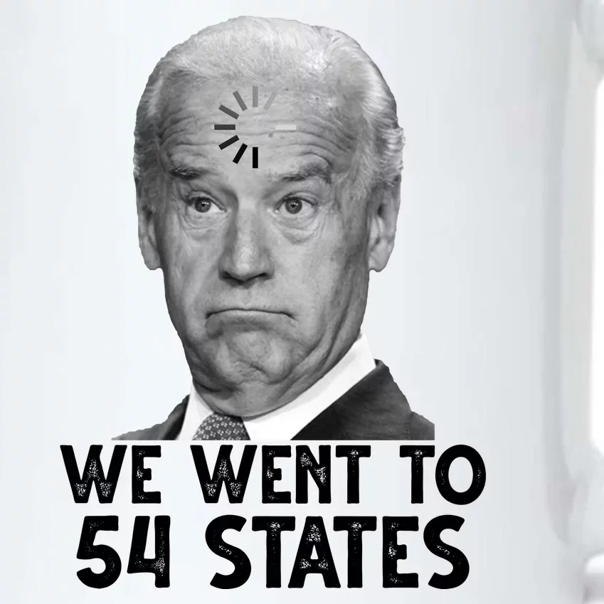 We Went To 54 States Joe Biden Loading Anti Biden Funny Black Color Changing Mug