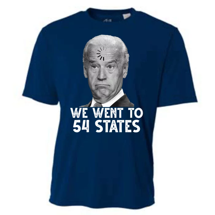 We Went To 54 States Joe Biden Loading Anti Biden Funny Cooling Performance Crew T-Shirt