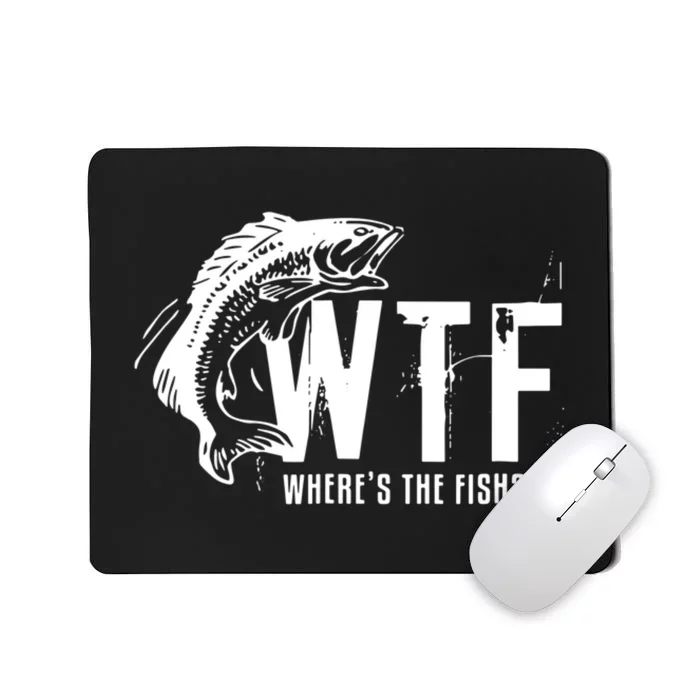 WTF Where's The Fish Mousepad