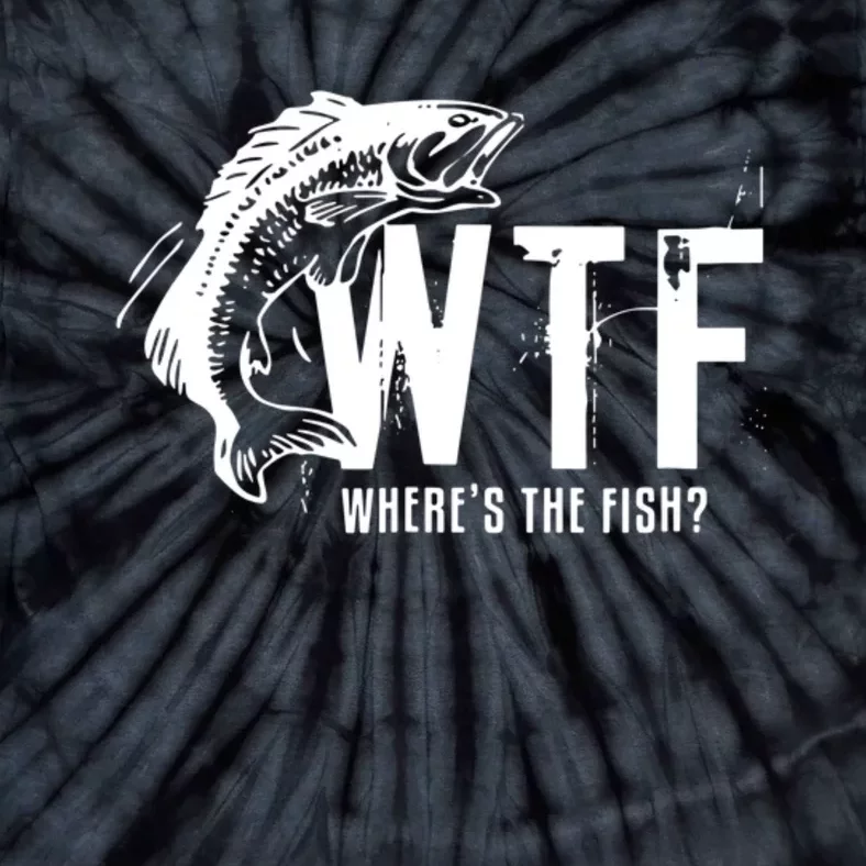 WTF Where's The Fish Tie-Dye T-Shirt