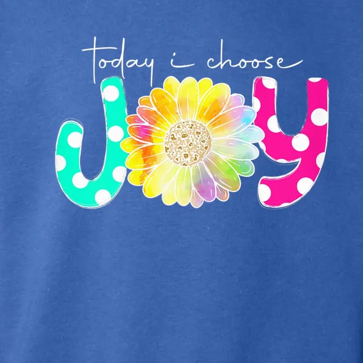 Wo Wo Today I Choose Joy Hawaiian Tropical Hibiscus Flowers Toddler Hoodie