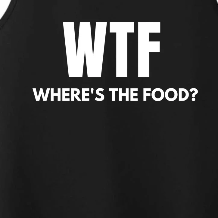 Wtf Wheres The Food? Christmas Clothing Cool Gift Performance Tank