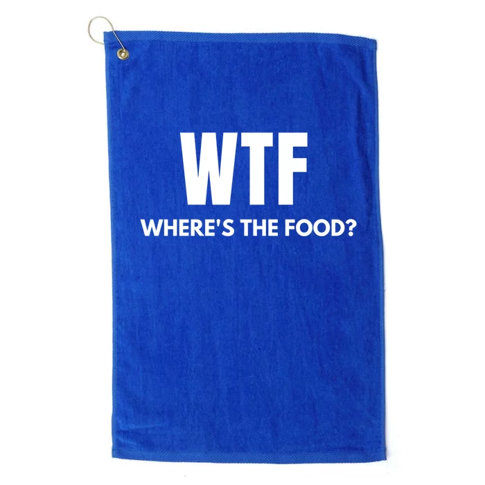 Wtf Wheres The Food? Christmas Clothing Cool Gift Platinum Collection Golf Towel