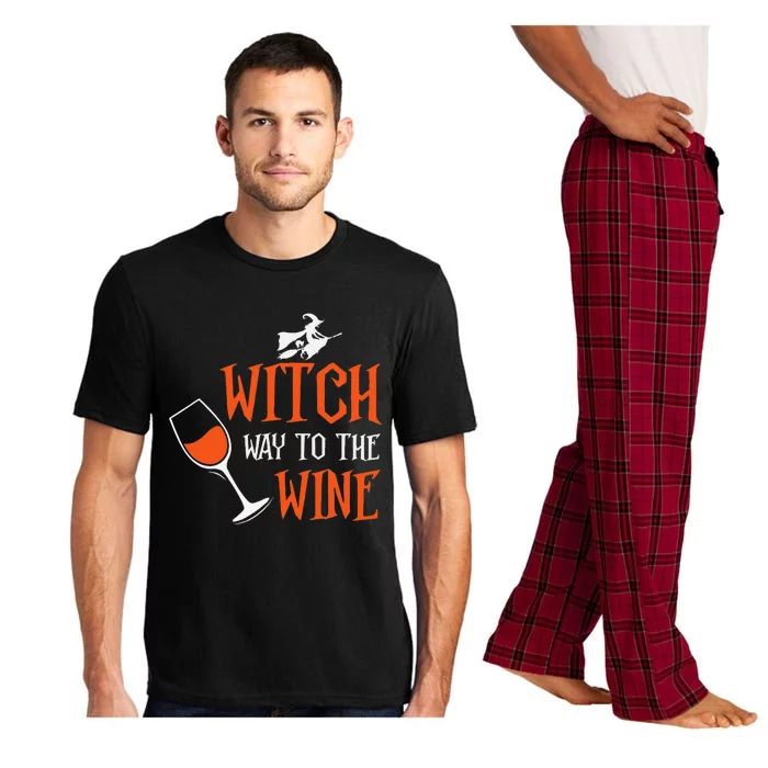 Witch Way To The Wine Funny Halloween Party Costume Pajama Set