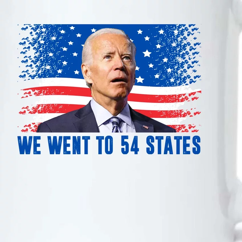 We Went To 54 States Confused Biden Funny Black Color Changing Mug