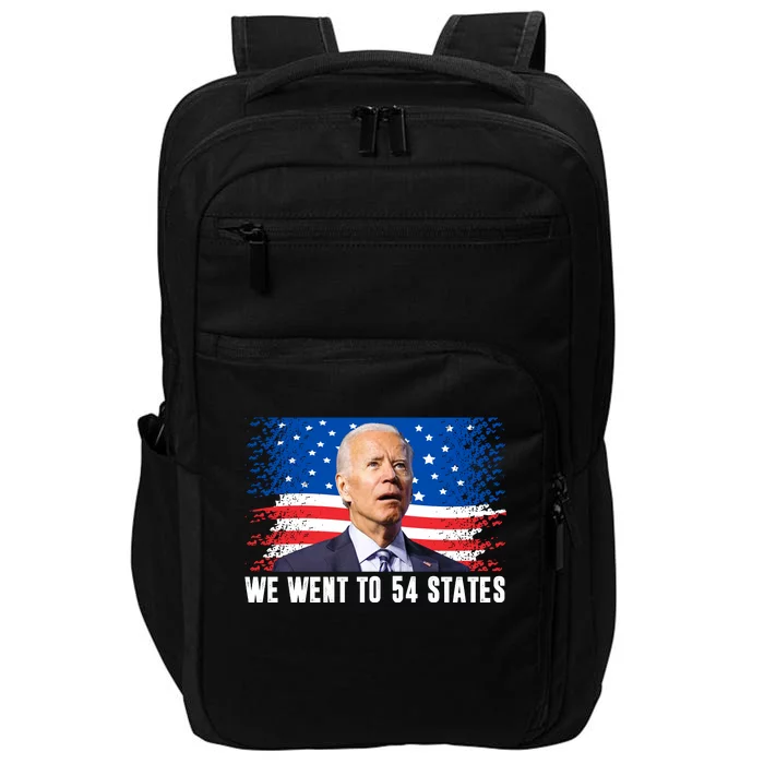 We Went To 54 States Confused Biden Funny Impact Tech Backpack