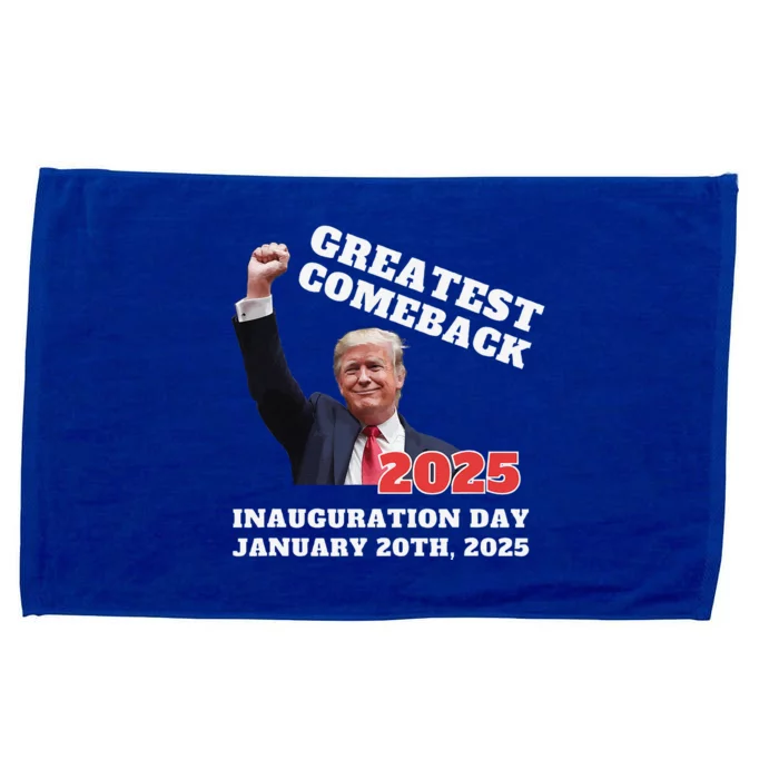 We Won Trump Greatest Comeback Outlaw Hillbilly Victory Microfiber Hand Towel