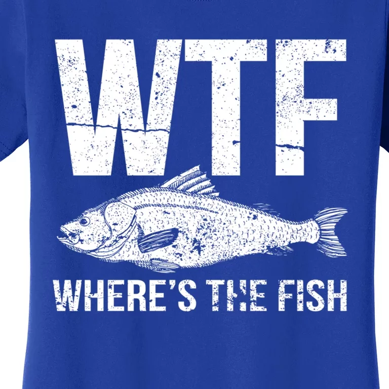 Wtf Wheres The Fish Funny Gift Women's T-Shirt