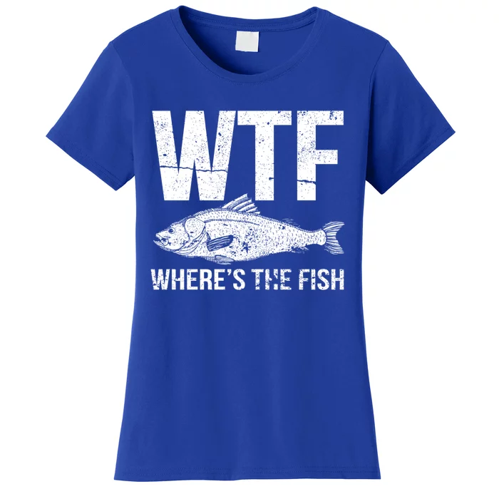 Wtf Wheres The Fish Funny Gift Women's T-Shirt