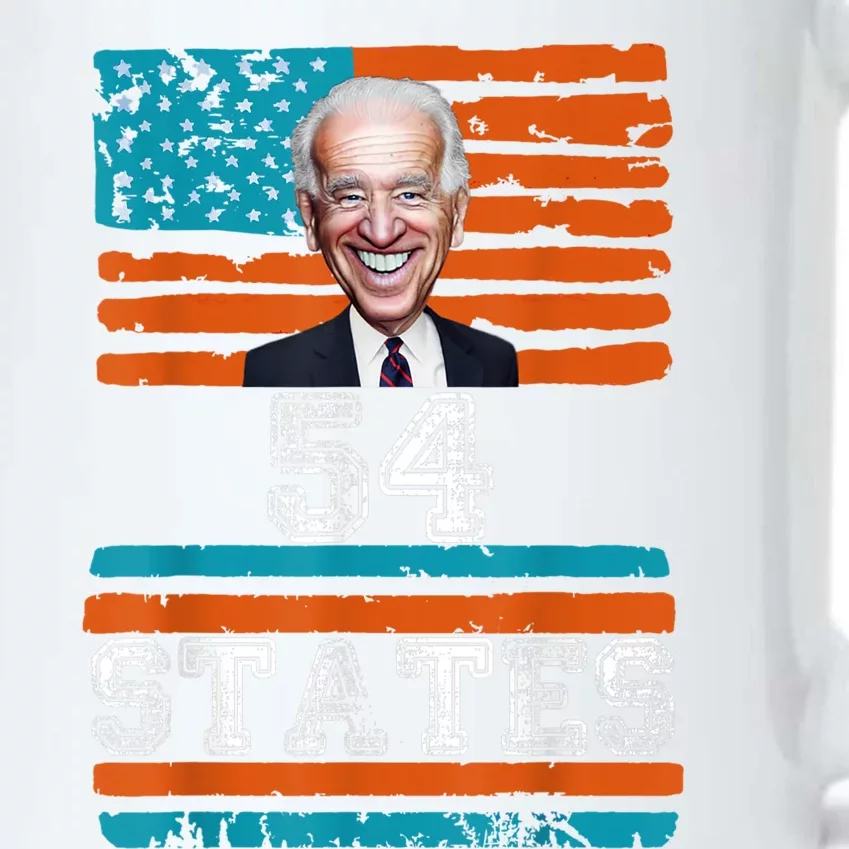 We Went To 54 States, Funny President Biden Gaff Black Color Changing Mug