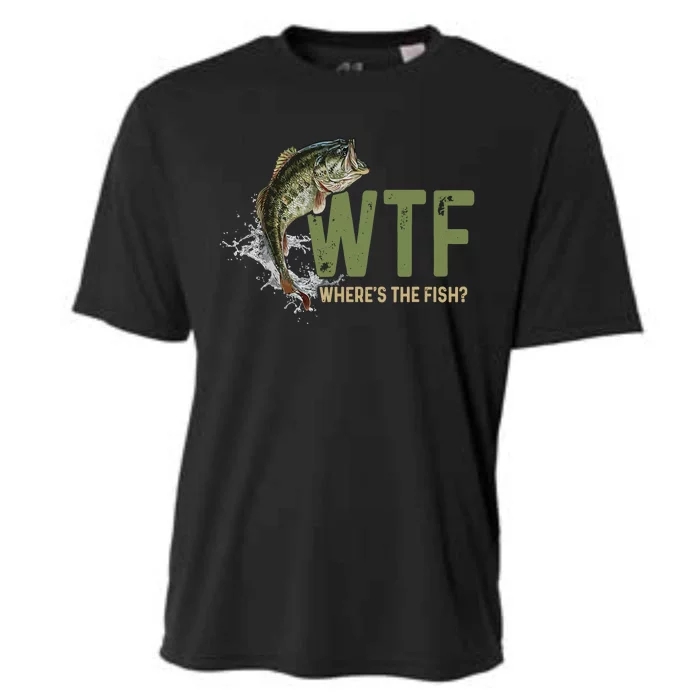 Wtf WhereS The Fish Cooling Performance Crew T-Shirt