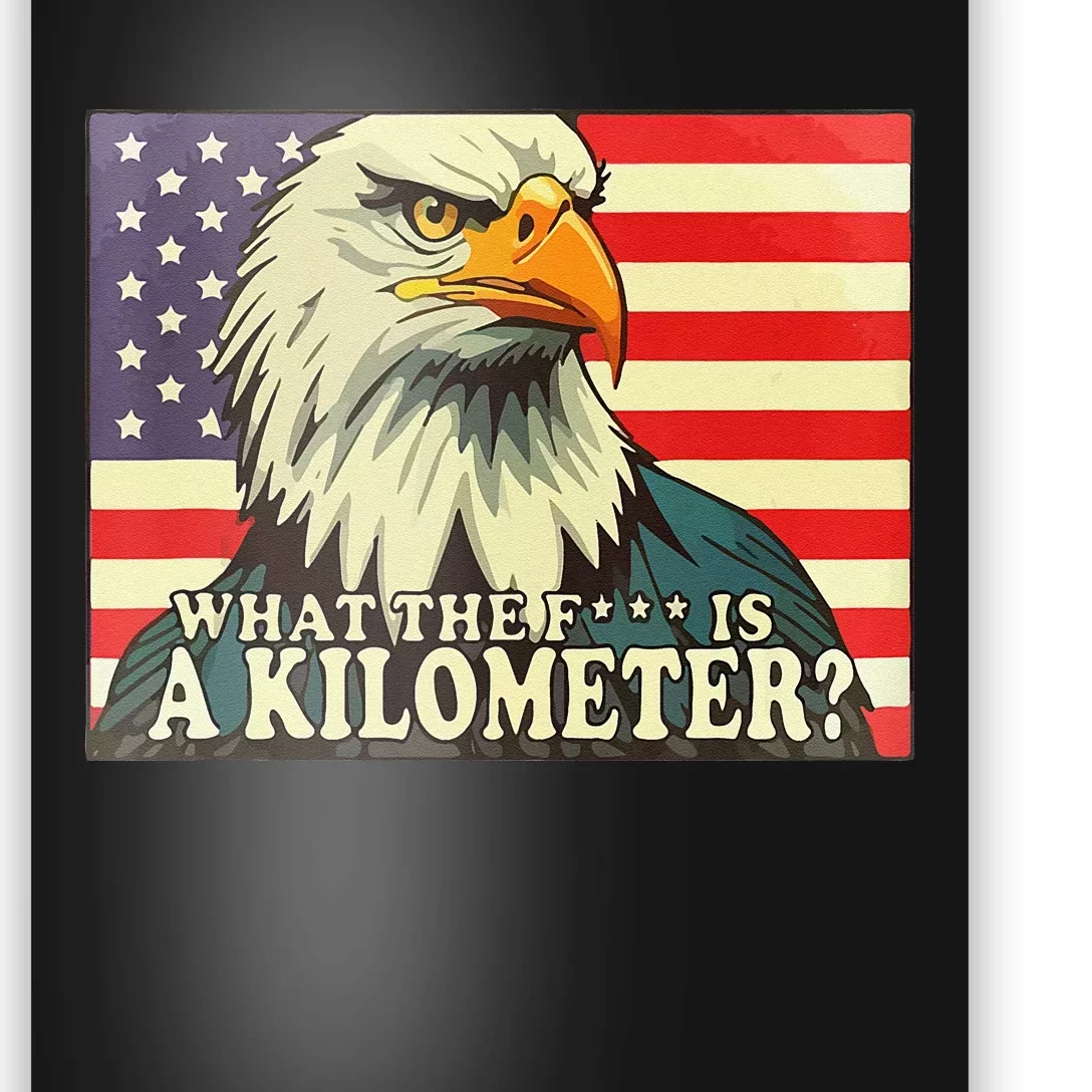 WTF What The Fuck Is A Kilometer George Washington July 4th Poster