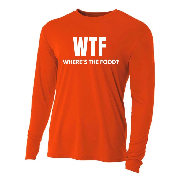 Wtf Wheres The Food? Christmas Clothing Great Gift Cooling Performance Long Sleeve Crew