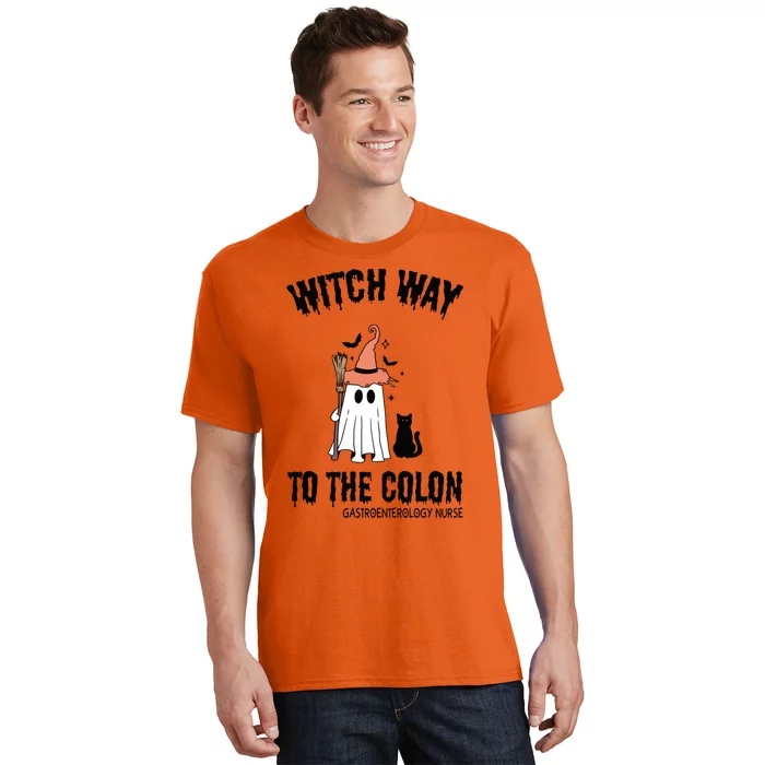 Witch Way To The Colon Gastroenterology Nurse T-Shirt