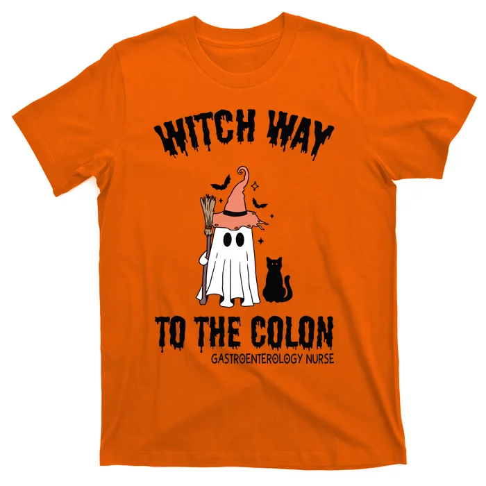 Witch Way To The Colon Gastroenterology Nurse T-Shirt