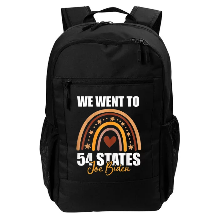 We Went To 54 States Funny Joe Biden President Daily Commute Backpack