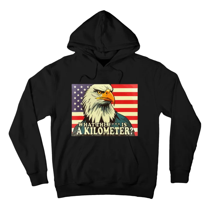 WTF What The Fuck Is A Kilometer George Washington July 4th Hoodie