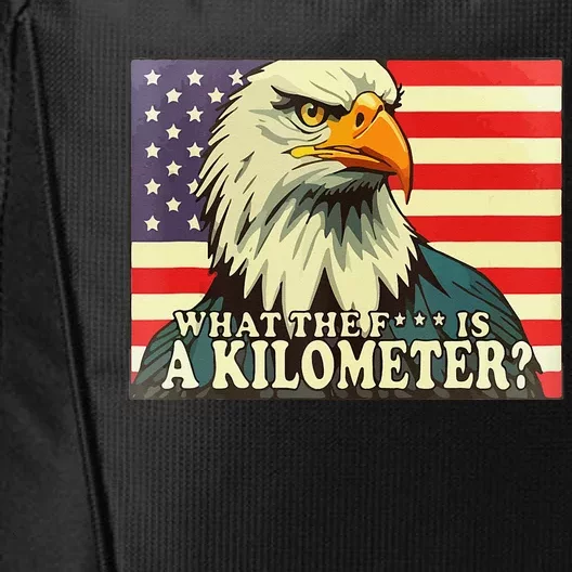 WTF What The Fuck Is A Kilometer George Washington July 4th City Backpack