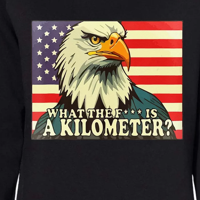 WTF What The Fuck Is A Kilometer George Washington July 4th Womens California Wash Sweatshirt