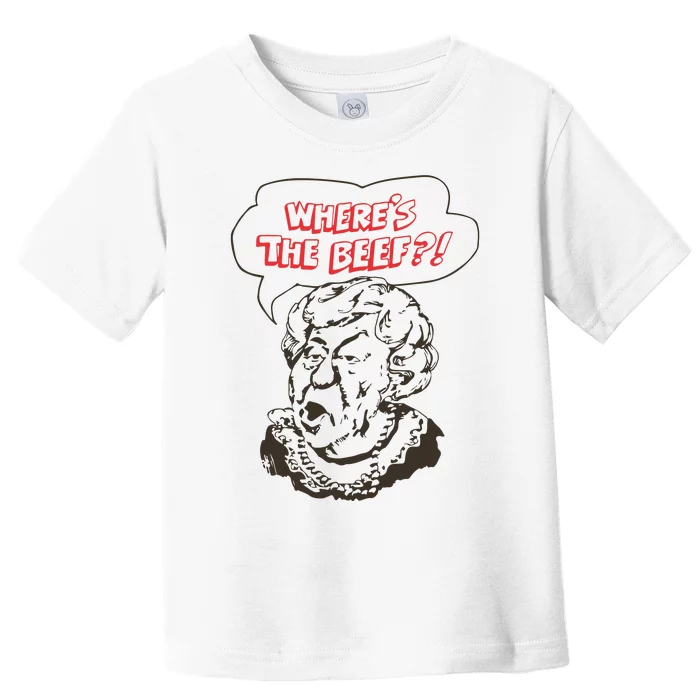 Wendy’S Where’S The Beef Toddler T-Shirt