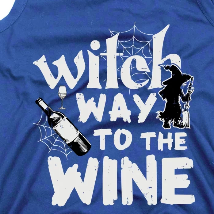 Witch Way To The Wine Funny Gift Tank Top