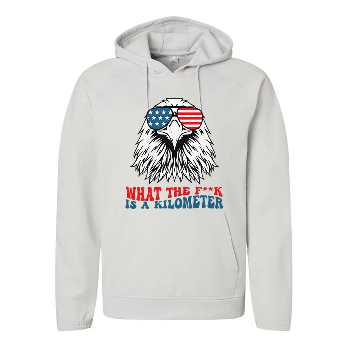 Wtf What The Fuck Is A Kilometer George Washington Performance Fleece Hoodie