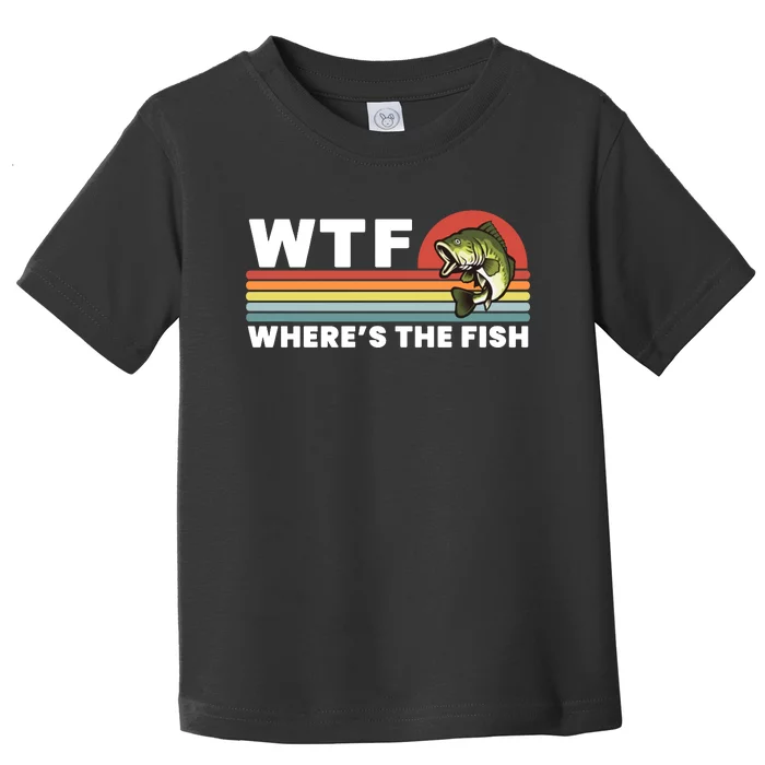 WTF Where's The Fish T-Shirt Fisherman Gift Shirt  