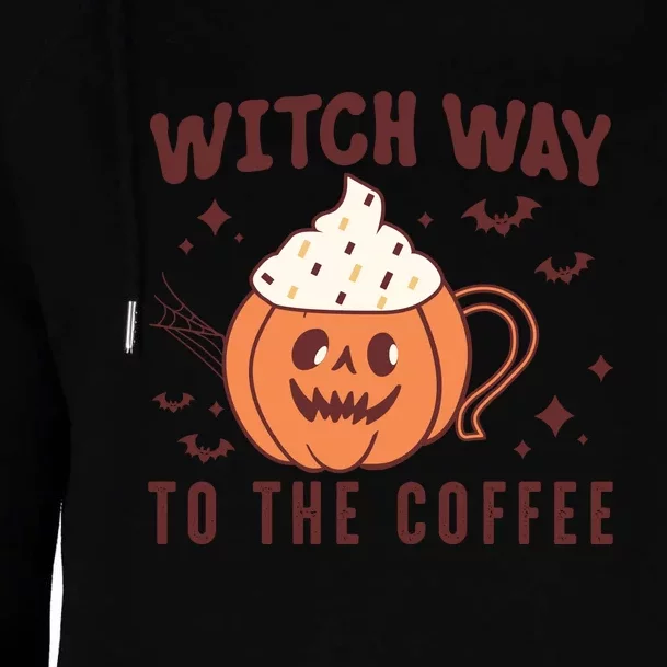 Witch Way To Wine Witching Halloween Costume Horror Movies Gift Womens Funnel Neck Pullover Hood