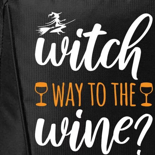 Witch Way To The Wine Halloween Funny City Backpack