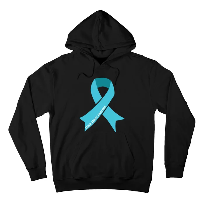 We Wear Teal Ribbon Sexual Assault Awareness Hoodie