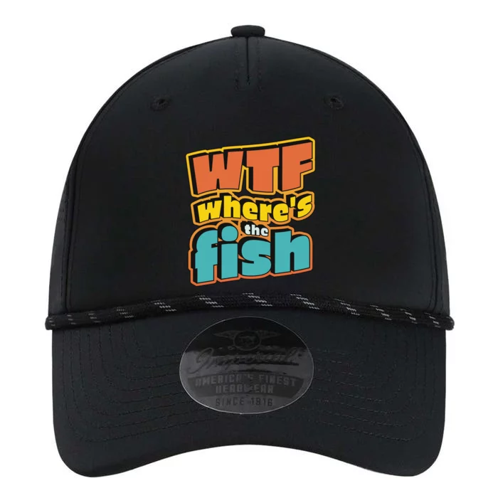 WTF Where's The Fish Funny Performance The Dyno Cap