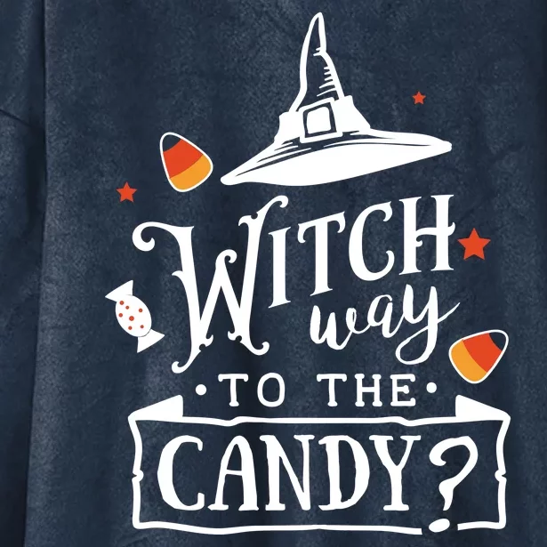 Witch Way To The Candy? Hooded Wearable Blanket