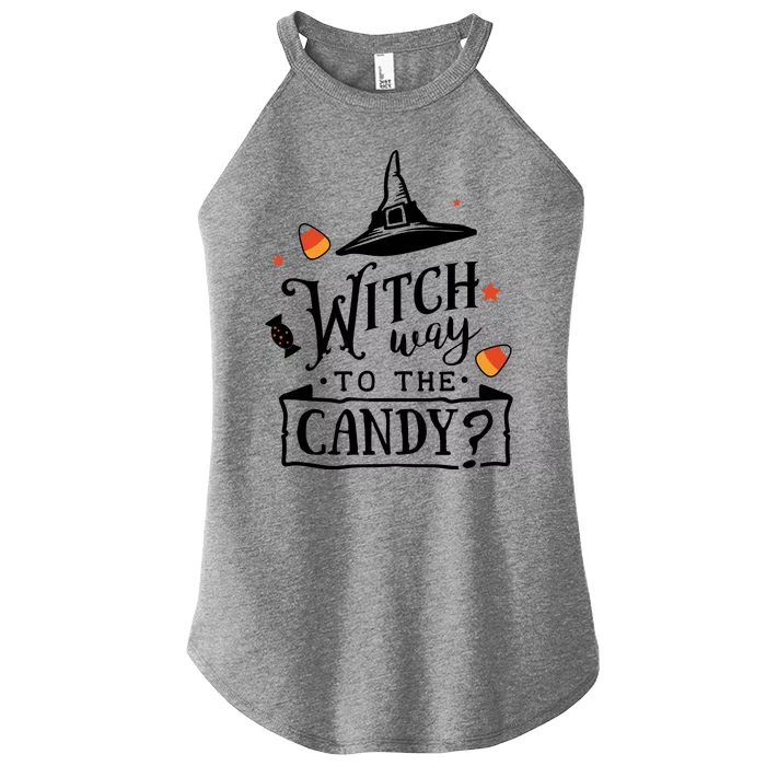 Witch Way To The Candy? Women’s Perfect Tri Rocker Tank