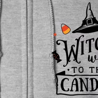 Witch Way To The Candy? Full Zip Hoodie