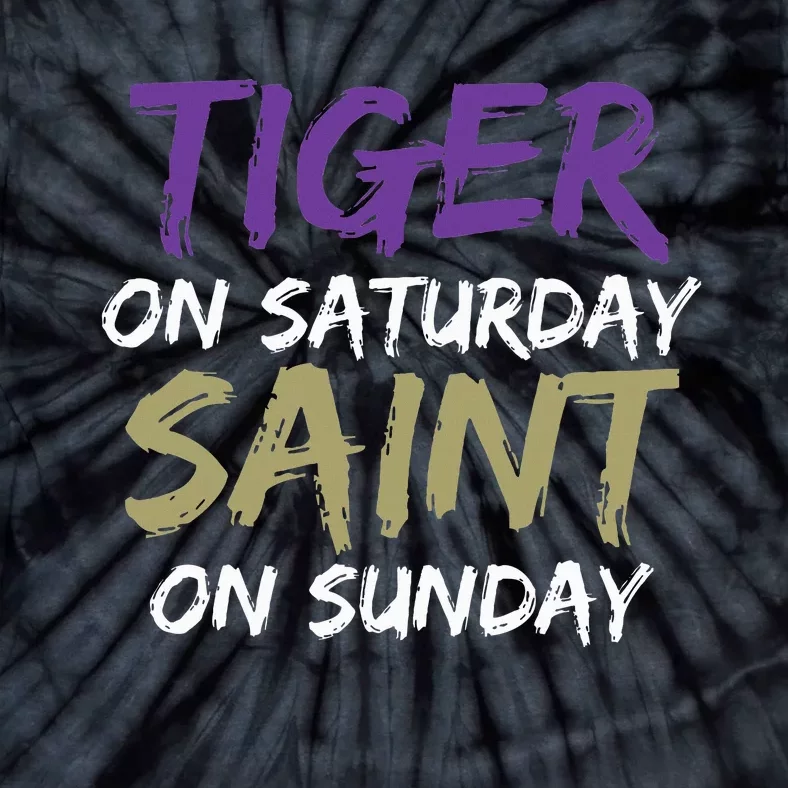 Weekend Warrior Tiger vs. Saint Tie-Dye T-Shirt