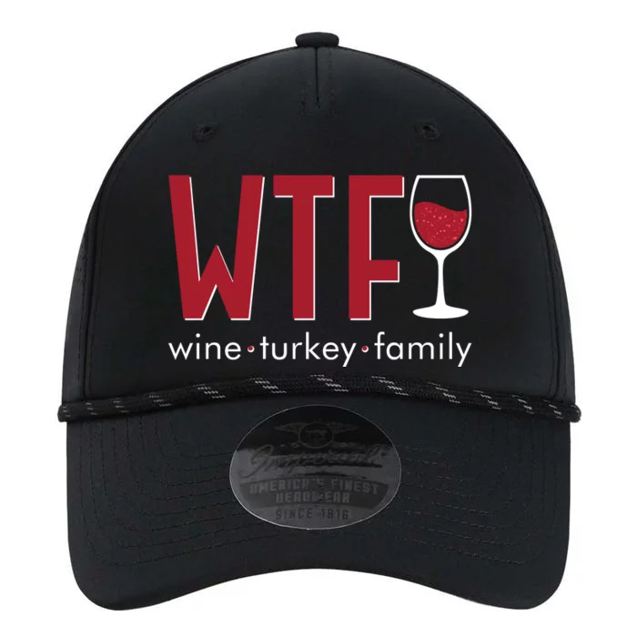 Wtf Wine Turkey Family Funny Holiday Thanksgiving Christmas Performance The Dyno Cap