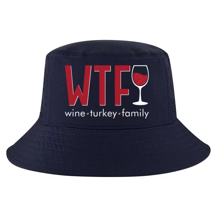 Wtf Wine Turkey Family Funny Holiday Thanksgiving Christmas Cool Comfort Performance Bucket Hat