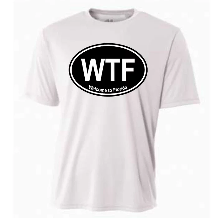 Wtf Welcome To Florida Cooling Performance Crew T-Shirt