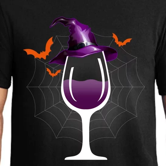 Witch Way To The Wine Witch And Wine Funny Halloween Meaningful Gift Pajama Set