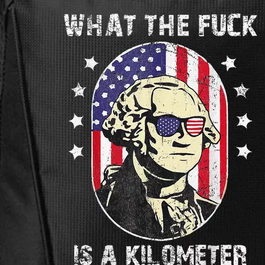 WTF What The Fuck Is A Kilometer George Washington City Backpack