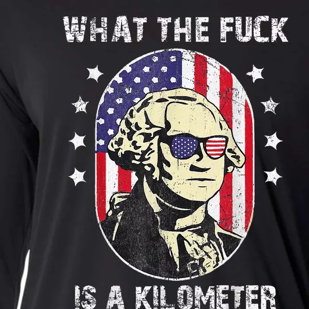 WTF What The Fuck Is A Kilometer George Washington Cooling Performance Long Sleeve Crew